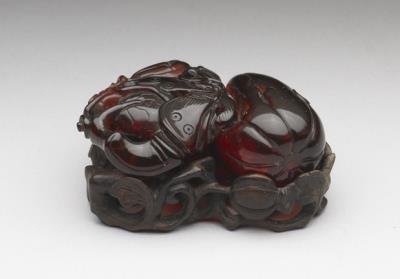 图片[2]-Amber melon with tendrils, 18th century, Qing dynasty-China Archive